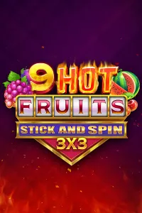 9 Hot Fruits Stick and Spin 3×3